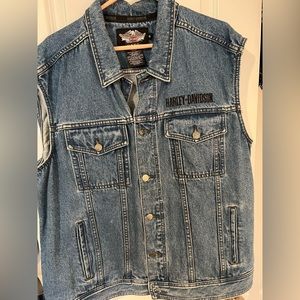 Vintage Harley-Davidson Jean vest